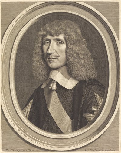 Leon-Bouthillier, Conde de Chavigny de Robert Nanteuil after Philippe de Champaigne