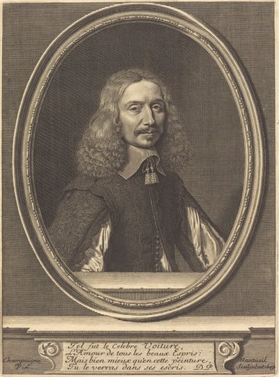 Vincent Voiture de Robert Nanteuil after Philippe de Champaigne