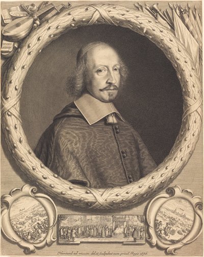 Cardenal Jules Mazarin de Robert Nanteuil and Israël Silvestre