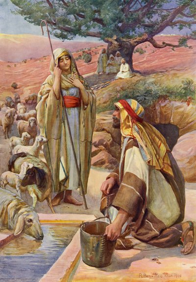 Raquel en el pozo de Robert Payton Reid