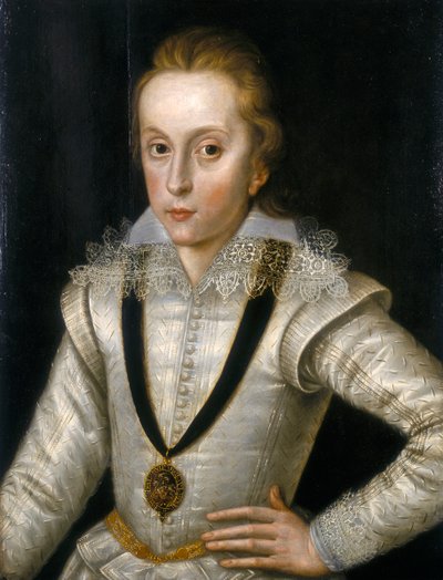 Retrato de Henry Frederick, Príncipe de Gales de Robert Peake I