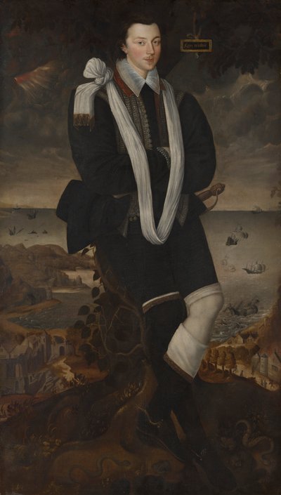 Retrato de Anthony Maria Browne, II Vizconde Montagu de Robert Peake the elder