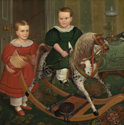 El Caballito de Madera, c. 1840 de Robert Peckham