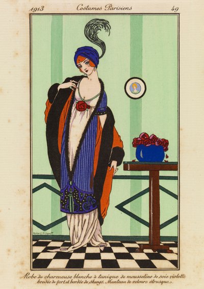 Lámina 49 de "Costumes Parisiens de Robert Pichenot