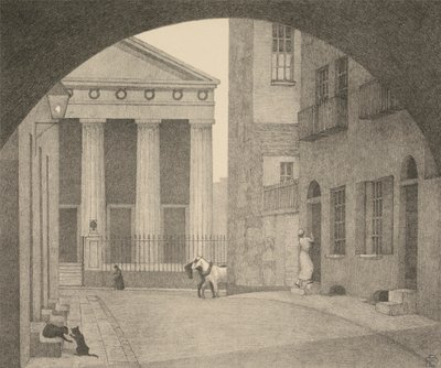 Una iglesia londinense de Robert Polhill Bevan