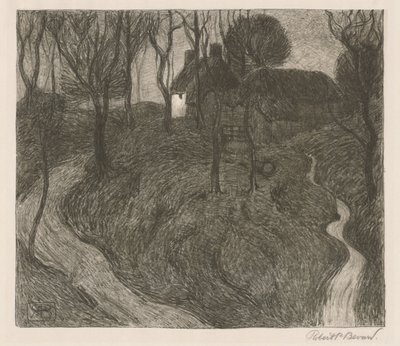 Una granja solitaria de Robert Polhill Bevan