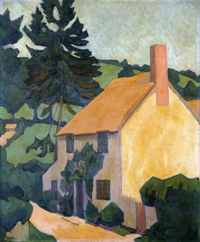 Cabaña de Devon, c.1920-24 de Robert Polhill Bevan