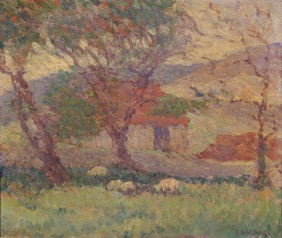 En los Downs cerca de Lewes, 1906 de Robert Polhill Bevan