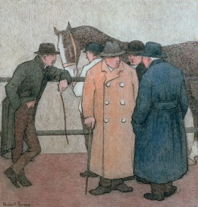Los tratantes de caballos de Robert Polhill Bevan