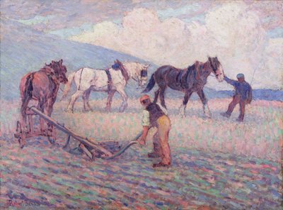 El arado de arroz Turn-Rice, c.1909 de Robert Polhill Bevan