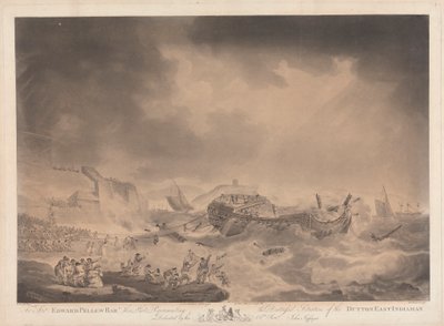 La angustiosa situación del Dutton East Indiaman... de Robert Pollard