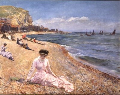 Niña en la Playa de Robert Ponsonby Staples