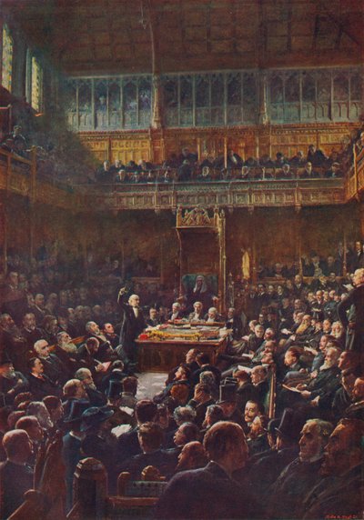 La Cámara de los Comunes, 13 de febrero de 1893, 1906 de Robert Ponsonby Staples