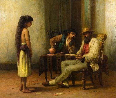 La chica cuarterona, c.1855-73 de Robert RSA Gavin