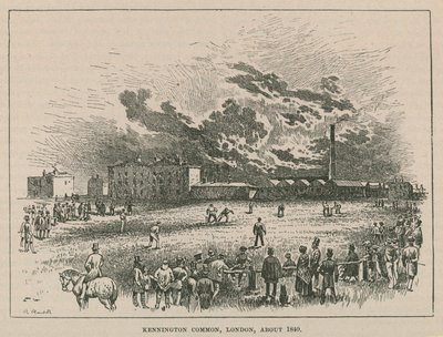Kennington Common, Londres, alrededor de 1840 de Robert Randoll