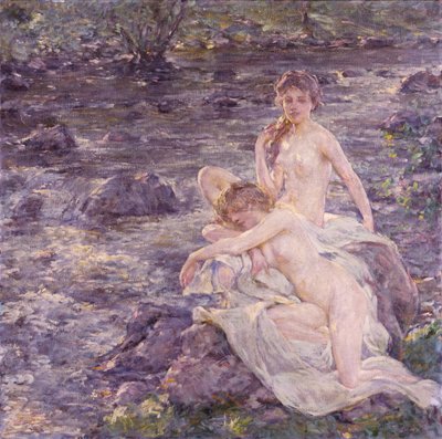 Los Bañistas, finales del siglo XIX-principios del siglo XX de Robert Reid