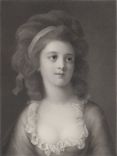 Retrato de medio cuerpo de Sophie o Apollonia Helena Potocka como una niña, 1872 de Robert Reyher