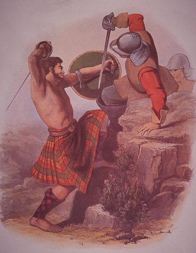 Guerrero de las tierras altas del clan MacMillan de Robert Ronald (after) McIan