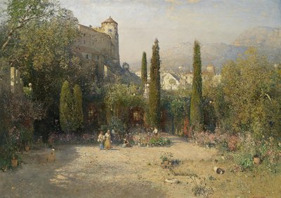 Fiesta en el jardín del valle de Etsch de Robert Russ