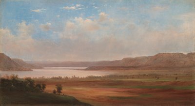Vista del lago Pepin, Minnesota de Robert S. Duncanson