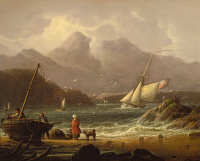 Paisaje Costero (óleo) de Robert Salmon