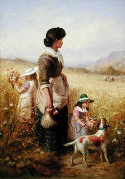 Recogiendo flores de verano de Robert Sanderson