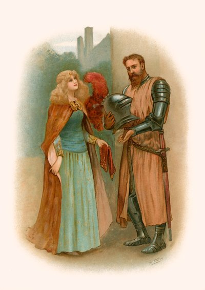 Lancelot y Elaine de Tennyson de Robert Sauber