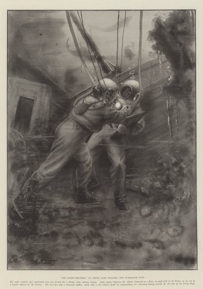 La Brezo Blanco, en el Teatro Drury Lane, el Duelo Submarino de Robert Sauber