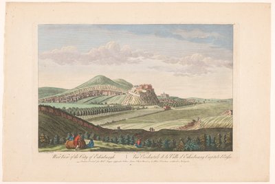 Gezicht op de stad Edinburgh
Vista oeste de la ciudad de Edimburgo (título del objeto)
Schotland (título de la serie) de Robert Sayer