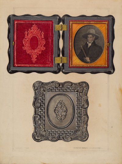 Estuche de daguerrotipo de Robert Schuerer
