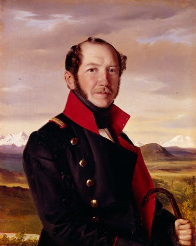 Nikolai Lorer en el Cáucaso, 1838 de Robert Schwede
