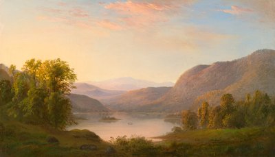 Vista en las montañas Laurentinas, cerca de Quebec de Robert Scott Duncanson