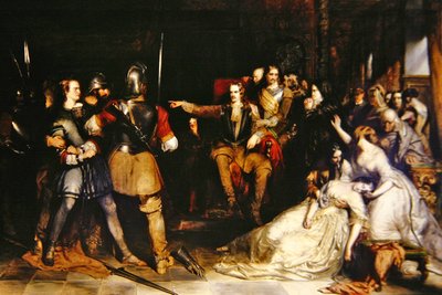Claverhouse ordenando disparar a Morton de Robert Scott Lauder