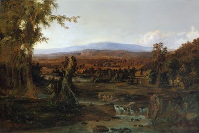 Paisaje con pastor de Robert Seldon Duncanson