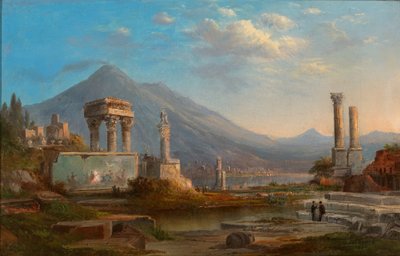 Vesubio y Pompeya de Robert Seldon Duncanson