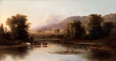 Vista del río St. Anne de Robert Seldon Duncanson
