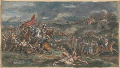 Escena de batalla de Robert Smirke