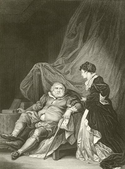 Enrique VIII y Catalina Parr de Robert Smirke