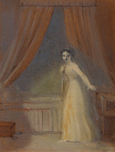 Julieta a punto de tomar su calada para dormir de Robert Smirke