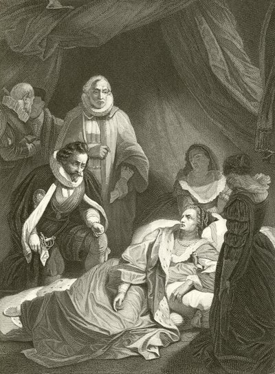 Últimas horas de la reina Isabel de Robert Smirke