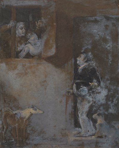 Launce con su perro cangrejo de Robert Smirke