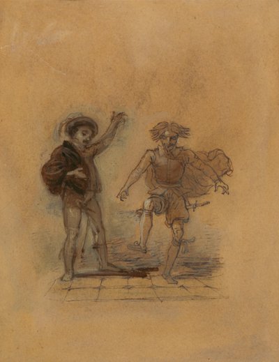 Malvolio bailando de Robert Smirke