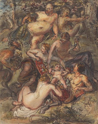 Escena de una bacanal de Robert Smirke