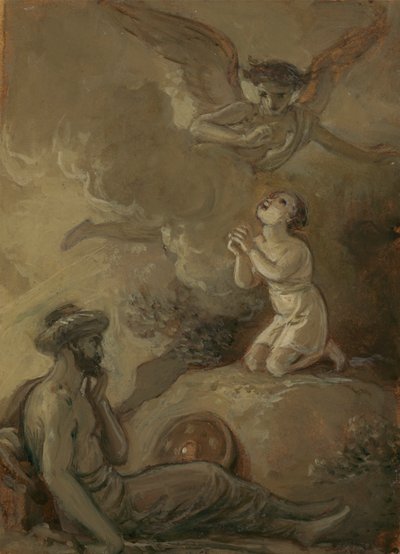 Escenas de un romance oriental [Las mil y una noches] de Robert Smirke