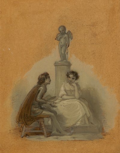 Nunca le dijo a su amor, pero se sentó como la paciencia en un monumento de Robert Smirke