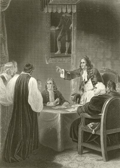 Los Obispos ante el Consejo Privado 1688 de Robert Smirke