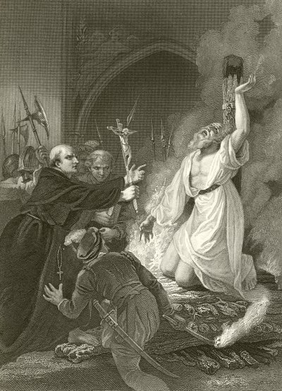 El Martirio del Arzobispo Cranmer de Robert Smirke