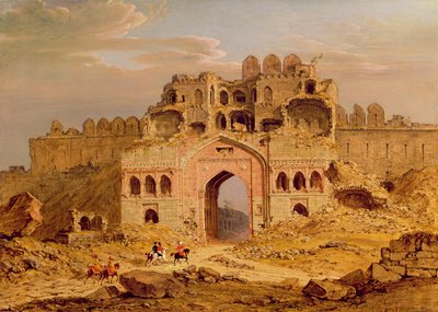 Dentro de la entrada principal del Purana Qila, Delhi de Robert Smith