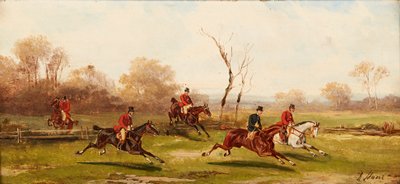 The Hunt Begins (óleo sobre tabla) de Robert Stone