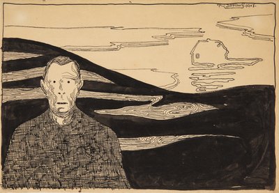 Paisaje vespertino de Robert Storm Petersen